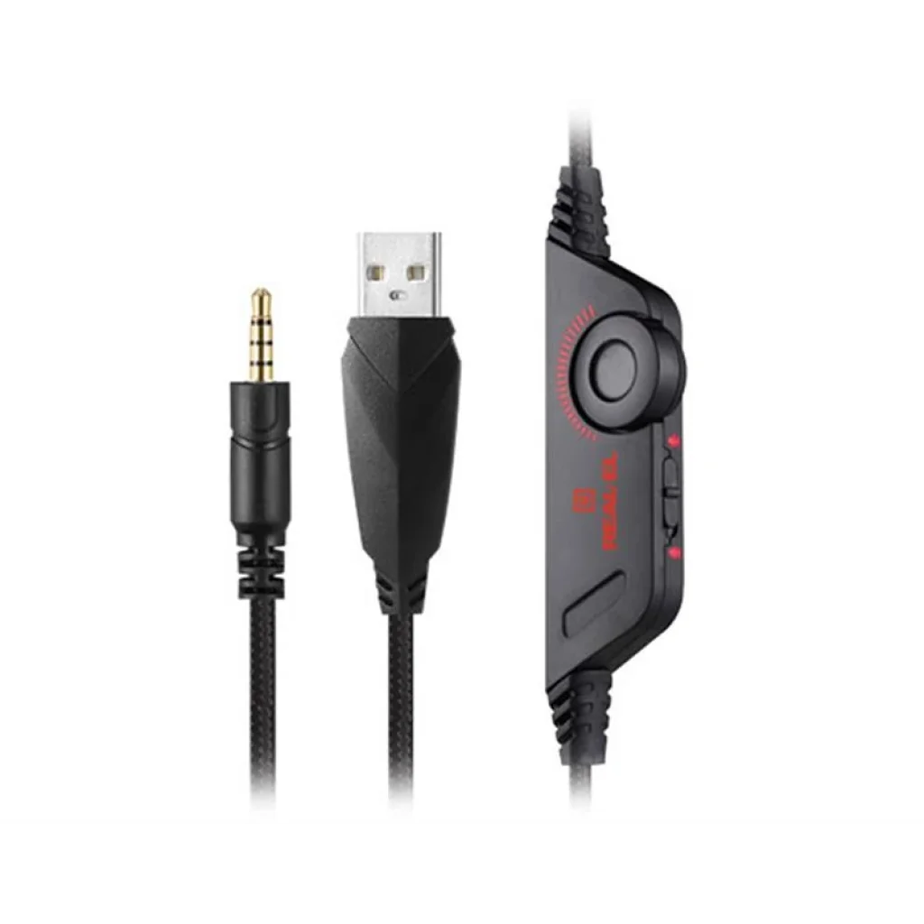 Гарнітура REAL-EL GDX-7650 Black/Red, EL124100043 UA