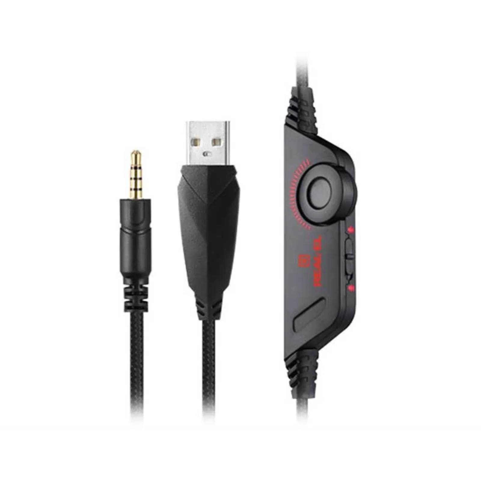 Гарнітура REAL-EL GDX-7650 Black/Red, EL124100043 UA