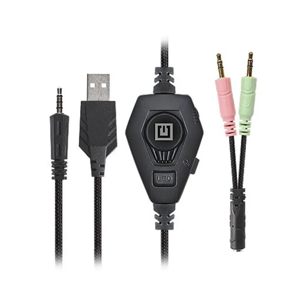 Гарнітура REAL-EL GDX-7680 Black, EL124100046 UA