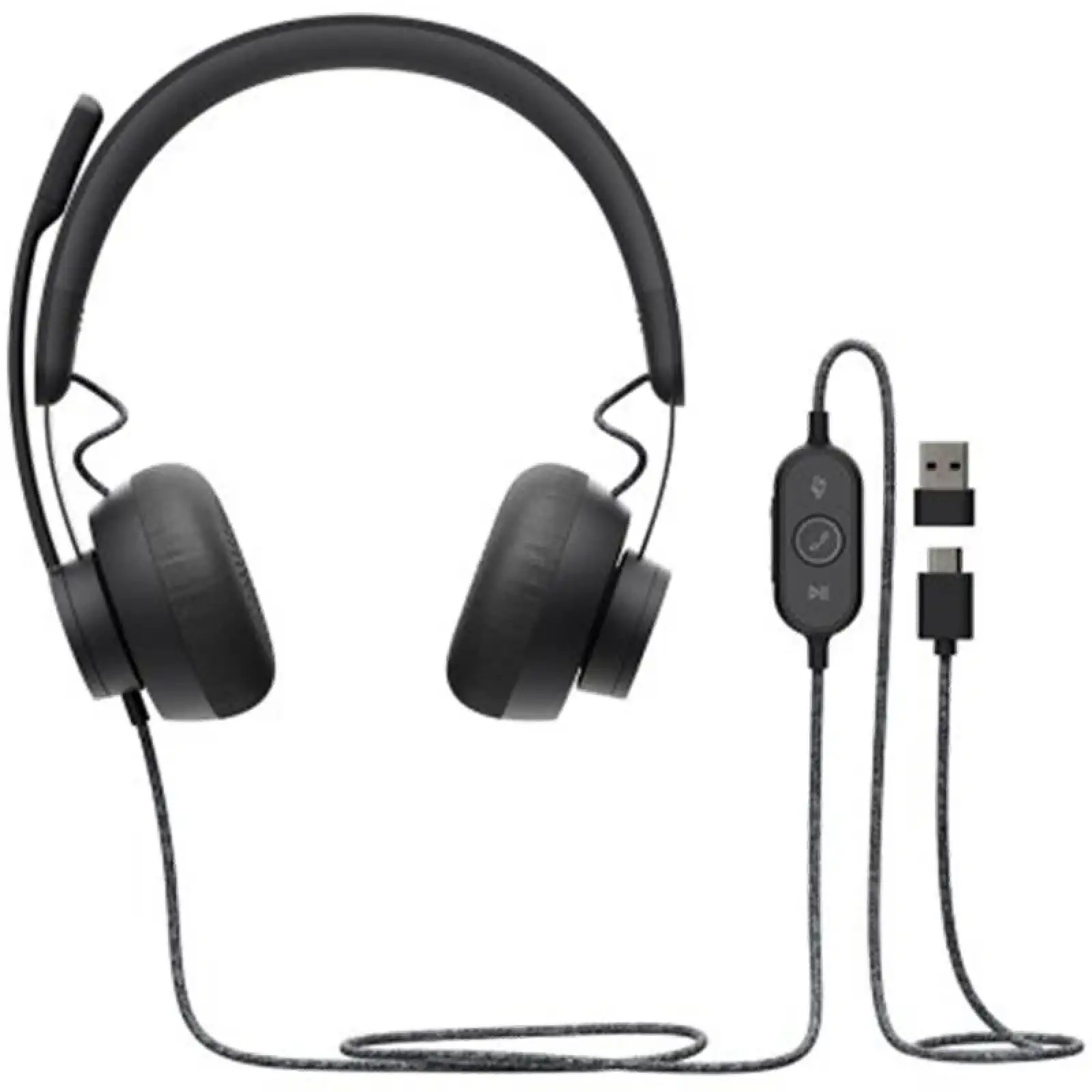 Гарнітура Logitech Zone Wired Black (981-000870) UA