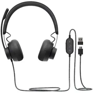 Гарнітура Logitech Zone Wired Black (981-000870) UA