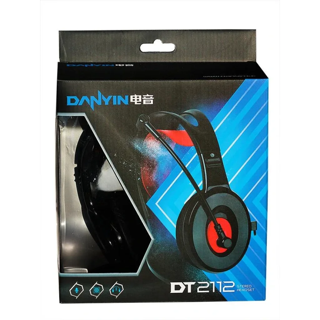 Гарнітура Somic Danyin DT-2112 Black/Red UA