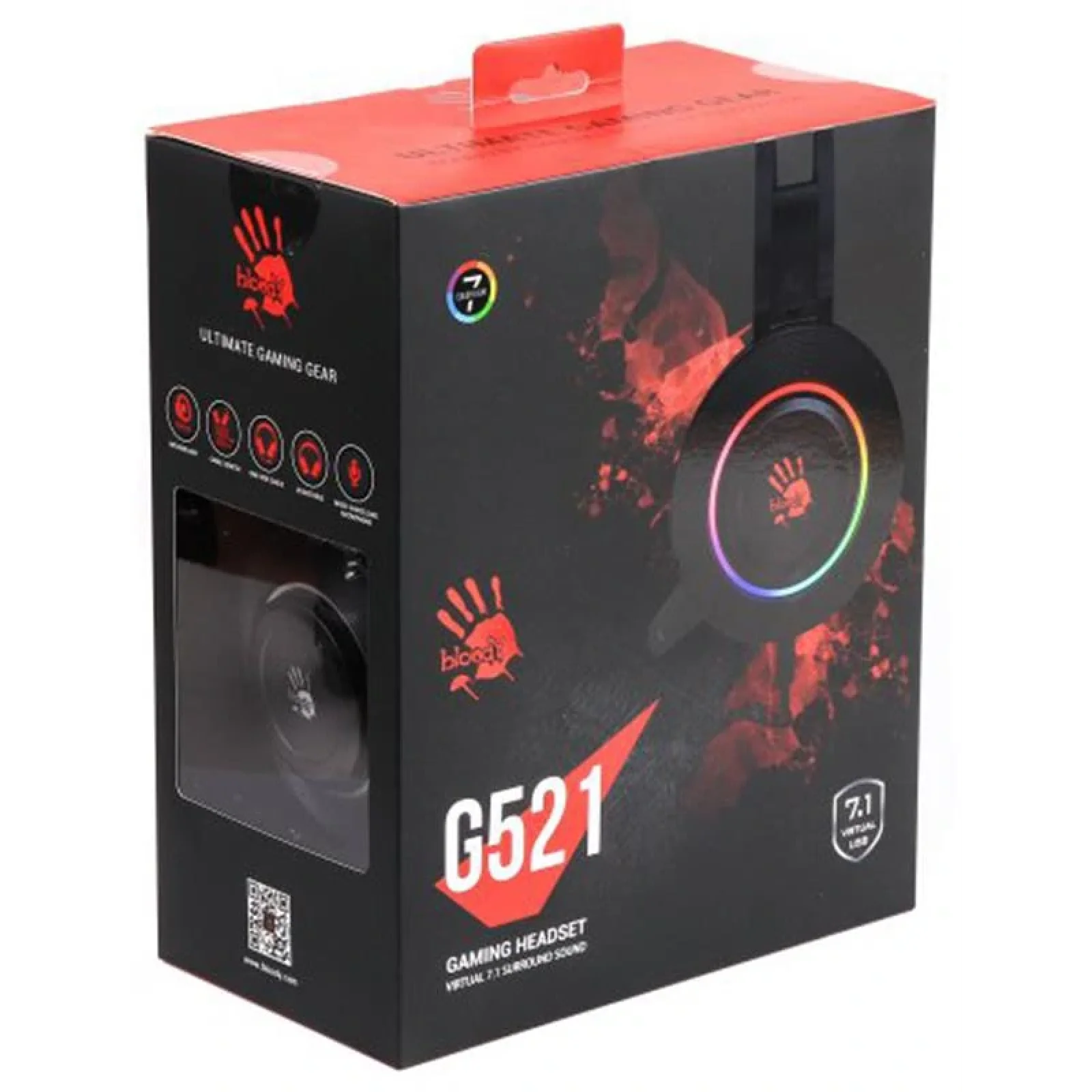 Гарнітура A4Tech Bloody G521 Black, G521 Bloody (Black) UA
