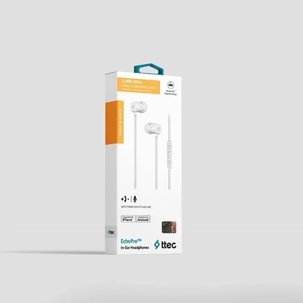 Гарнітура Ttec EchoPro Pearl White (2KM111B) UA