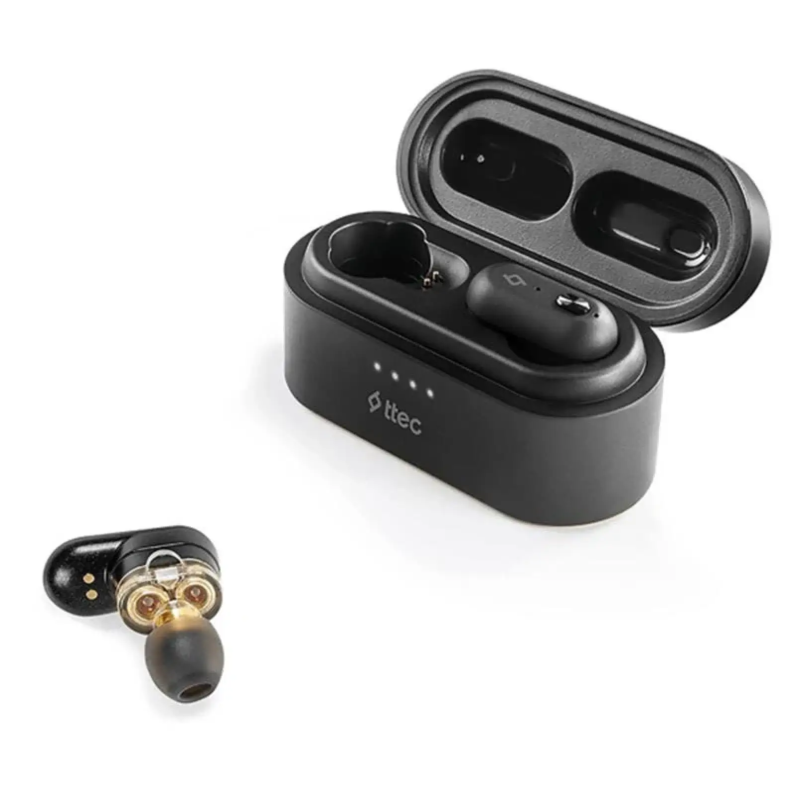 Bluetooth-гарнітура Ttec AirBeat Duo True Wireless Headsets Black (2KM127S) UA