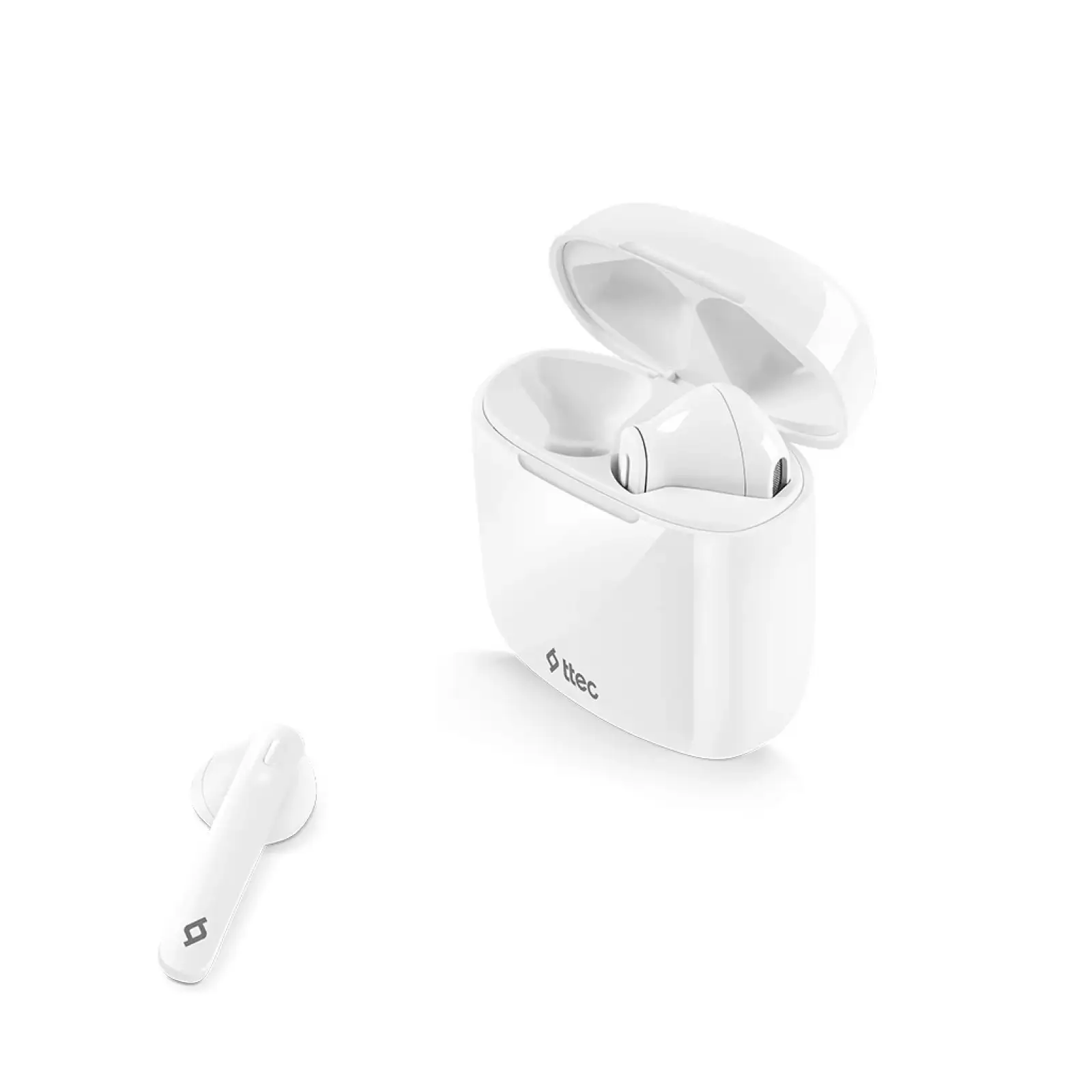 Bluetooth-гарнітура Ttec AirBeat LiteTrue Wireless Headsets White (2KM129B) UA