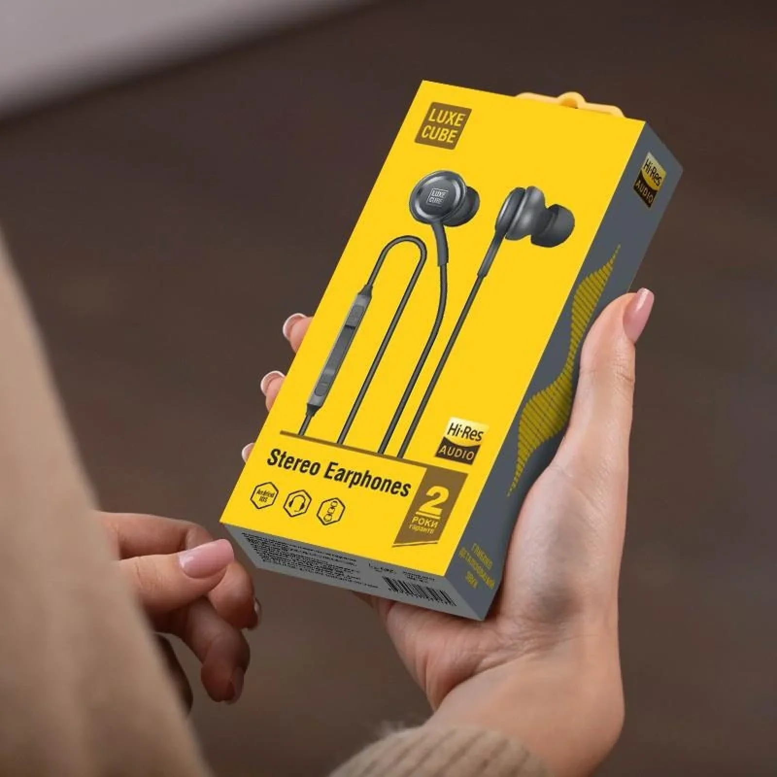 Гарнітура Luxe Cube HiRez Audio Grey (8886668687430) UA