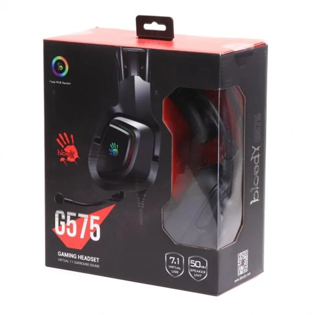 Гарнитура A4Tech Bloody G575 Black, G575 Bloody (Black) UA