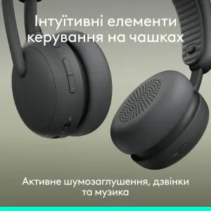 Bluetooth-гарнитура Logitech Zone Wireless 2 ES Graphite (981-001503) UA