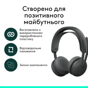 Bluetooth-гарнитура Logitech Zone Wireless 2 ES Graphite (981-001503) UA