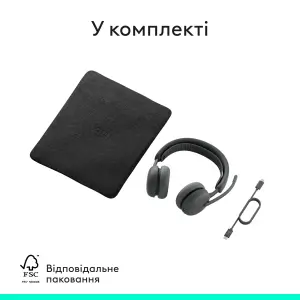 Bluetooth-гарнитура Logitech Zone Wireless 2 ES Graphite (981-001503) UA
