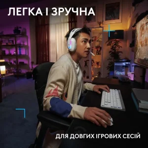 Гарнитура Logitech G522 LightSpeed Wireless Gaming Headset White (981-001550) UA