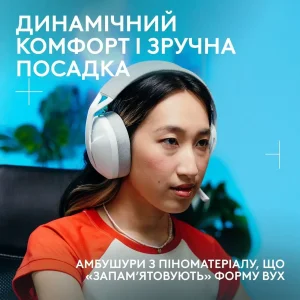 Гарнітура Logitech G321 Lightspeed White (981-001569) UA