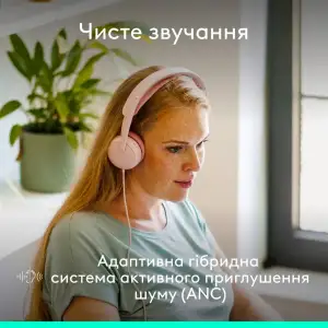 Гарнітура Logitech Zone Wired 2 USB Rose (981-001620) UA