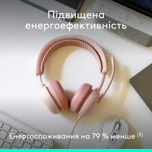 Гарнітура Logitech Zone Wired 2 USB Rose (981-001620) UA