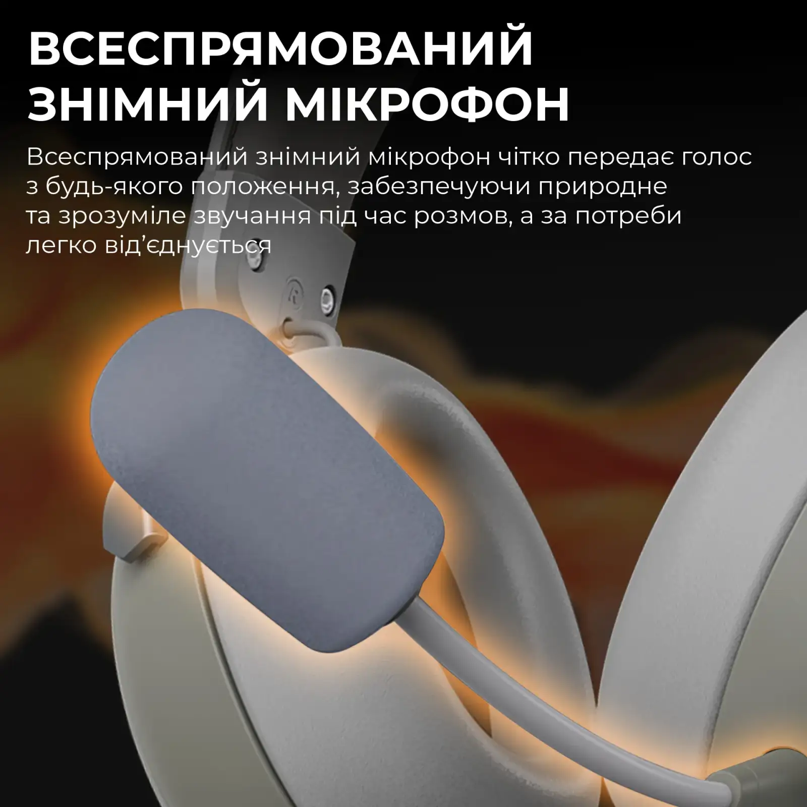 Bluetooth-гарнітура Ajazz AHM08 MAX 3-Mode Grey (AHM08-MAX-GW) UA