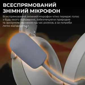 Bluetooth-гарнітура Ajazz AHM08 MAX 3-Mode Grey (AHM08-MAX-GW) UA