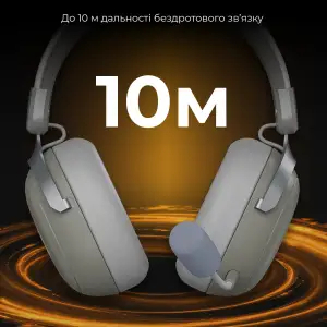 Bluetooth-гарнітура Ajazz AHM08 MAX 3-Mode Grey (AHM08-MAX-GW) UA