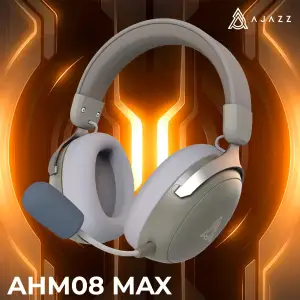 Bluetooth-гарнітура Ajazz AHM08 MAX 3-Mode Grey (AHM08-MAX-GW) UA