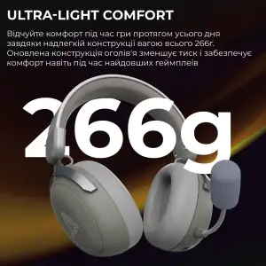 Bluetooth-гарнітура Ajazz AHM08 MAX 3-Mode Grey (AHM08-MAX-GW) UA