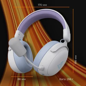 Bluetooth-гарнитура Ajazz AHM08 MAX 3-Mode White (AHM08-MAX-PWB) UA
