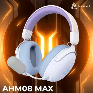 Bluetooth-гарнитура Ajazz AHM08 MAX 3-Mode White (AHM08-MAX-PWB) UA