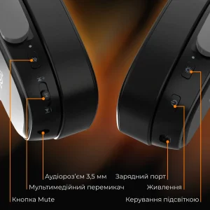 Bluetooth-гарнитура Ajazz AHM09 MAX 3-Mode Black (AHM09-MAX-BGY) UA