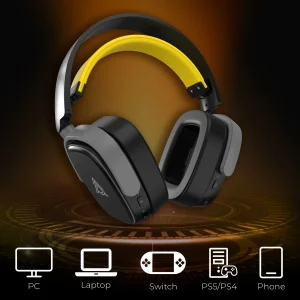 Bluetooth-гарнитура Ajazz AHM09 MAX 3-Mode Black (AHM09-MAX-BGY) UA