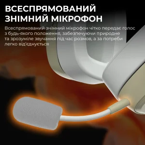 Bluetooth-гарнитура Ajazz AHM09 MAX 3-Mode Grey (AHM09-MAX-GW) UA