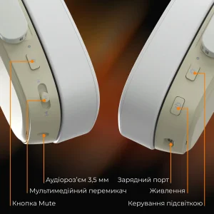 Bluetooth-гарнитура Ajazz AHM09 MAX 3-Mode Grey (AHM09-MAX-GW) UA