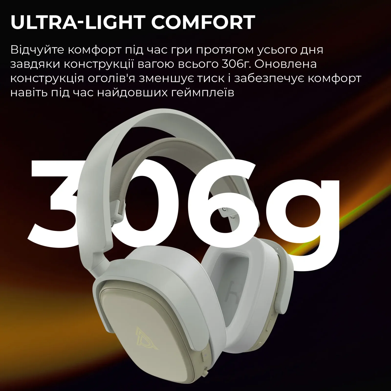 Bluetooth-гарнитура Ajazz AHM09 MAX 3-Mode Grey (AHM09-MAX-GW) UA
