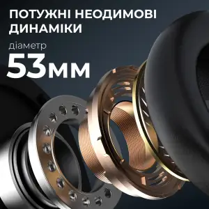 Гарнитура Ajazz AHW10 Black (AHW10-B) UA