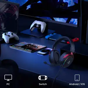 Гарнитура Ajazz AHW10 Black (AHW10-B) UA