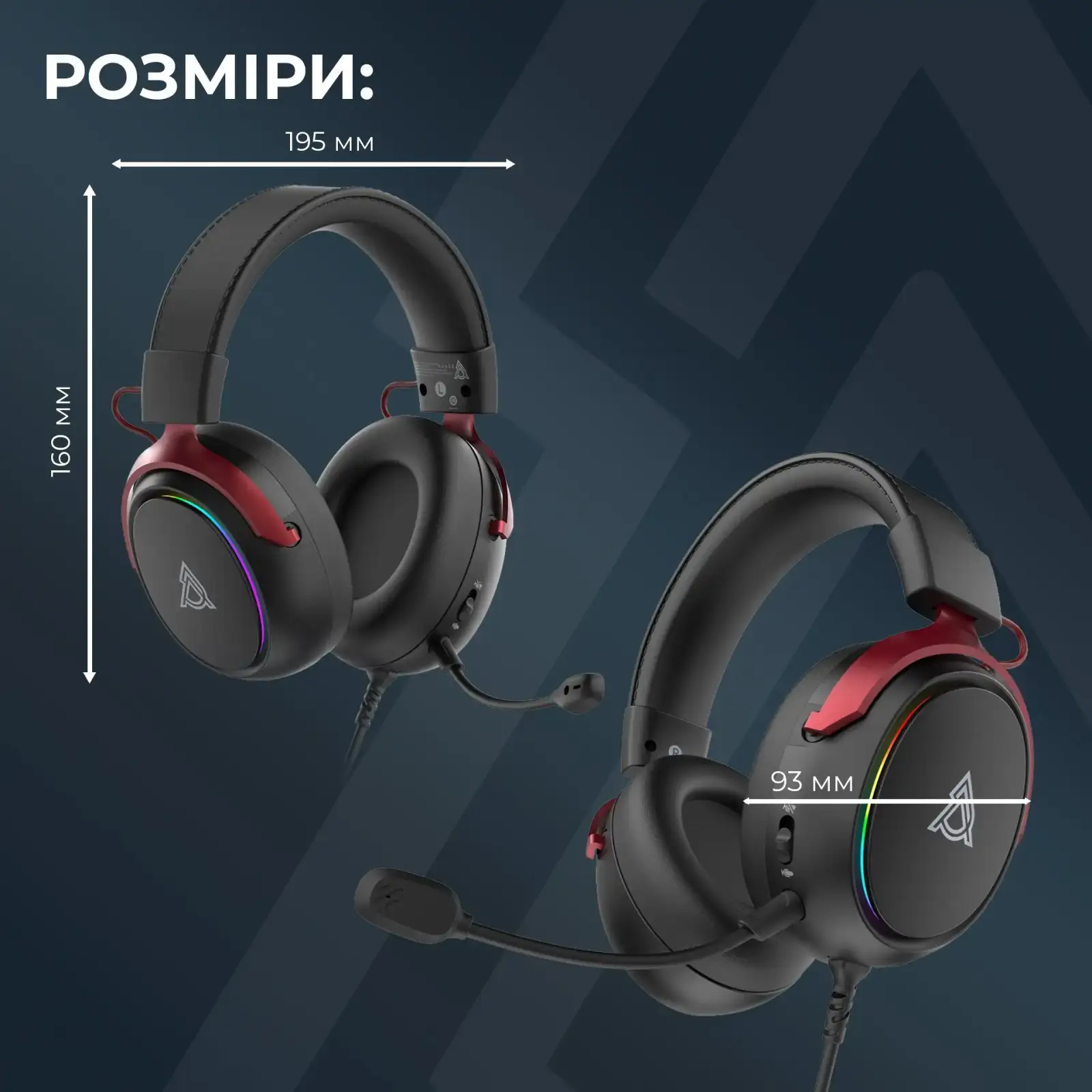 Гарнитура Ajazz AHW10 Black (AHW10-B) UA