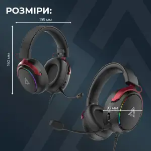 Гарнитура Ajazz AHW10 Black (AHW10-B) UA