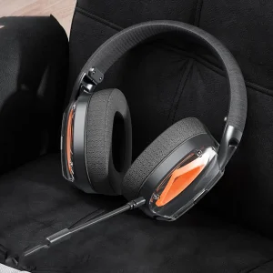 Bluetooth-гарнитура XO BE46 Black/Orange UA