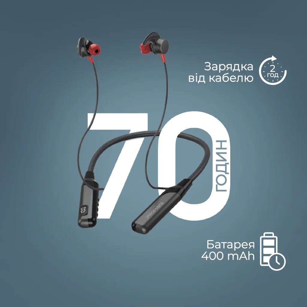 Bluetooth-гарнитура Promate Blend Black UA