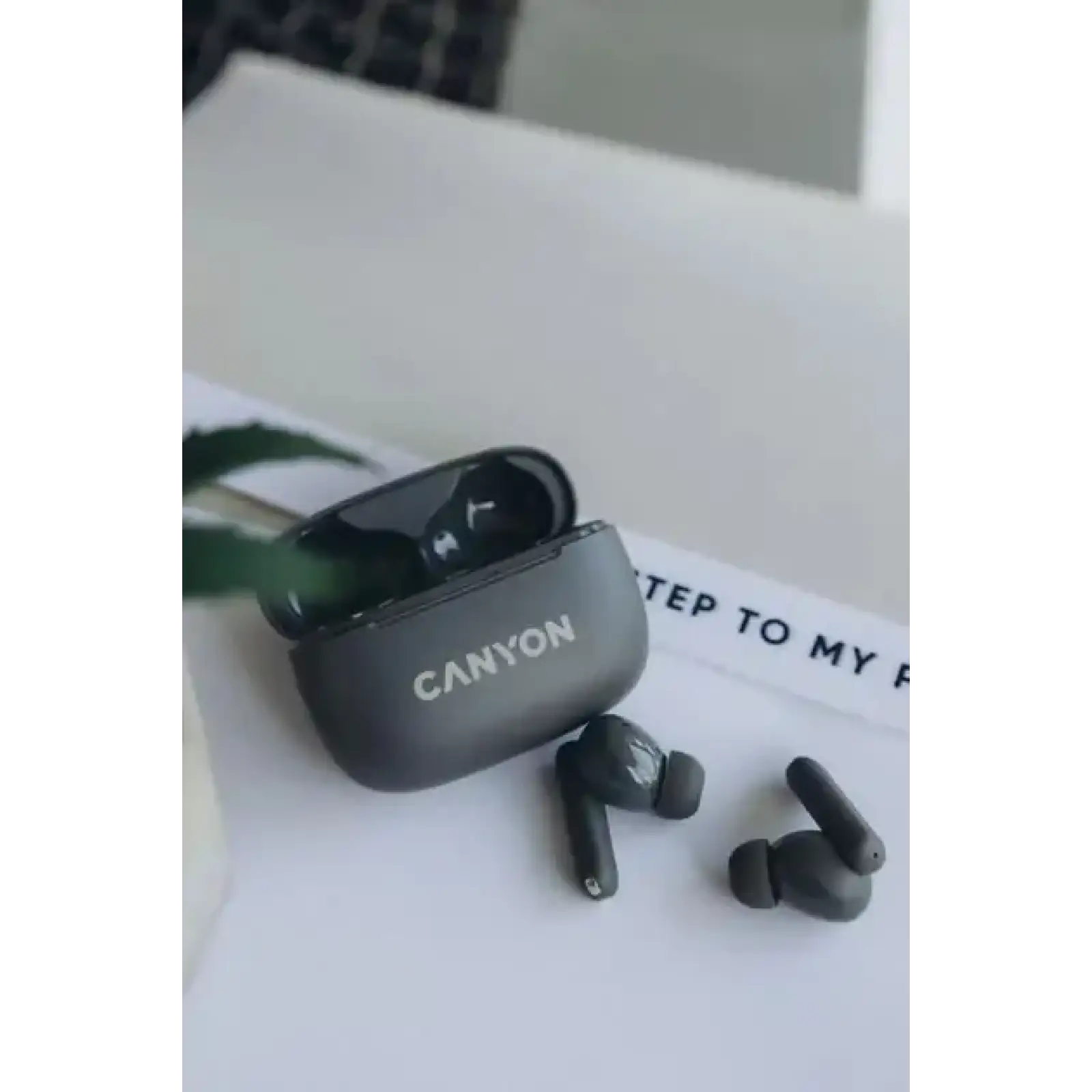 Bluetooth-гарнитура Canyon OnGo TWS-10 ANC ENC Black (CNS-TWS10BK) UA