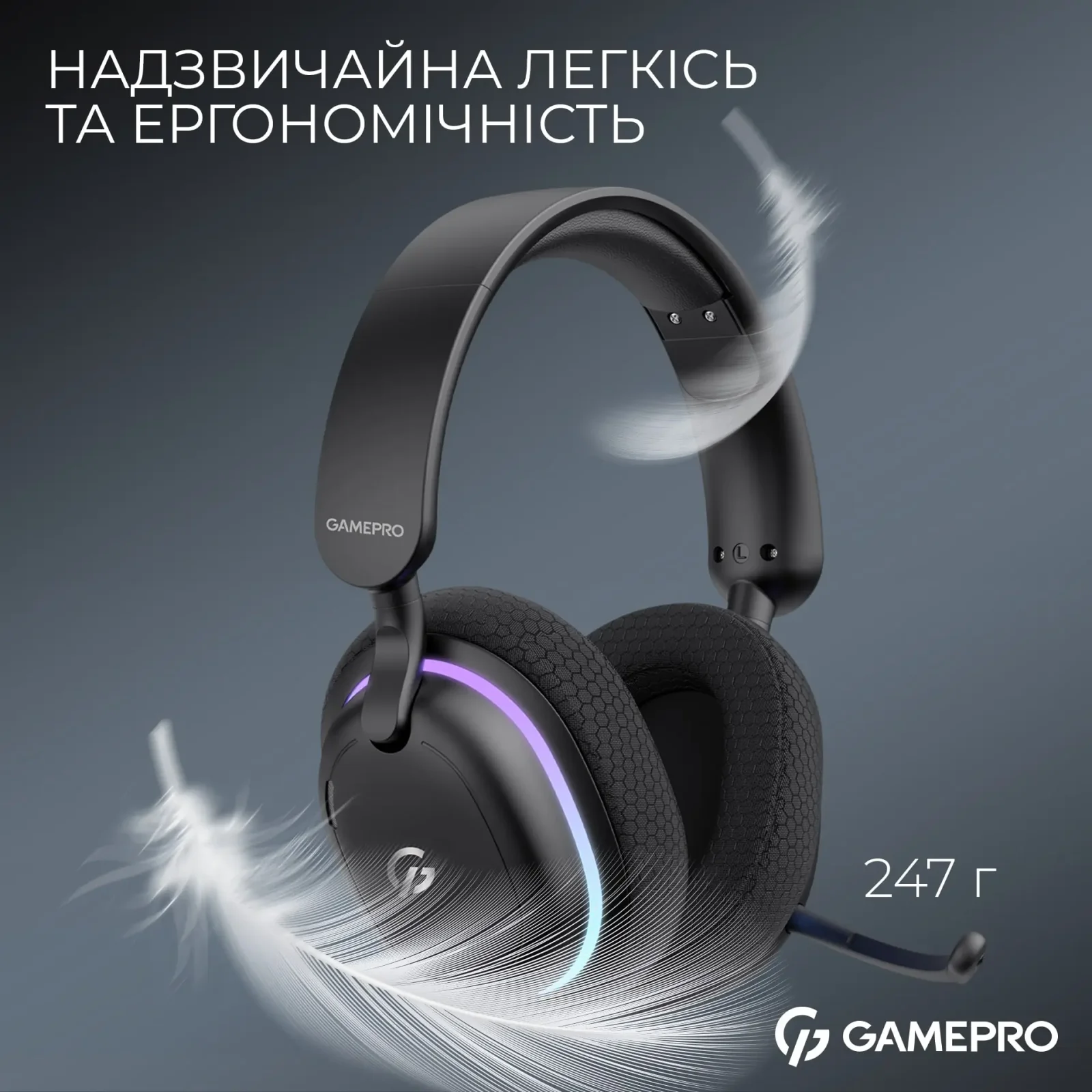 Гарнитура GamePro Asgard Bragi Black (HSW250B) UA