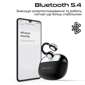 Bluetooth-гарнітура HiFuture Flexclip Champagne UA