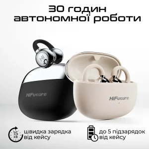 Bluetooth-гарнітура HiFuture Flexclip Champagne UA