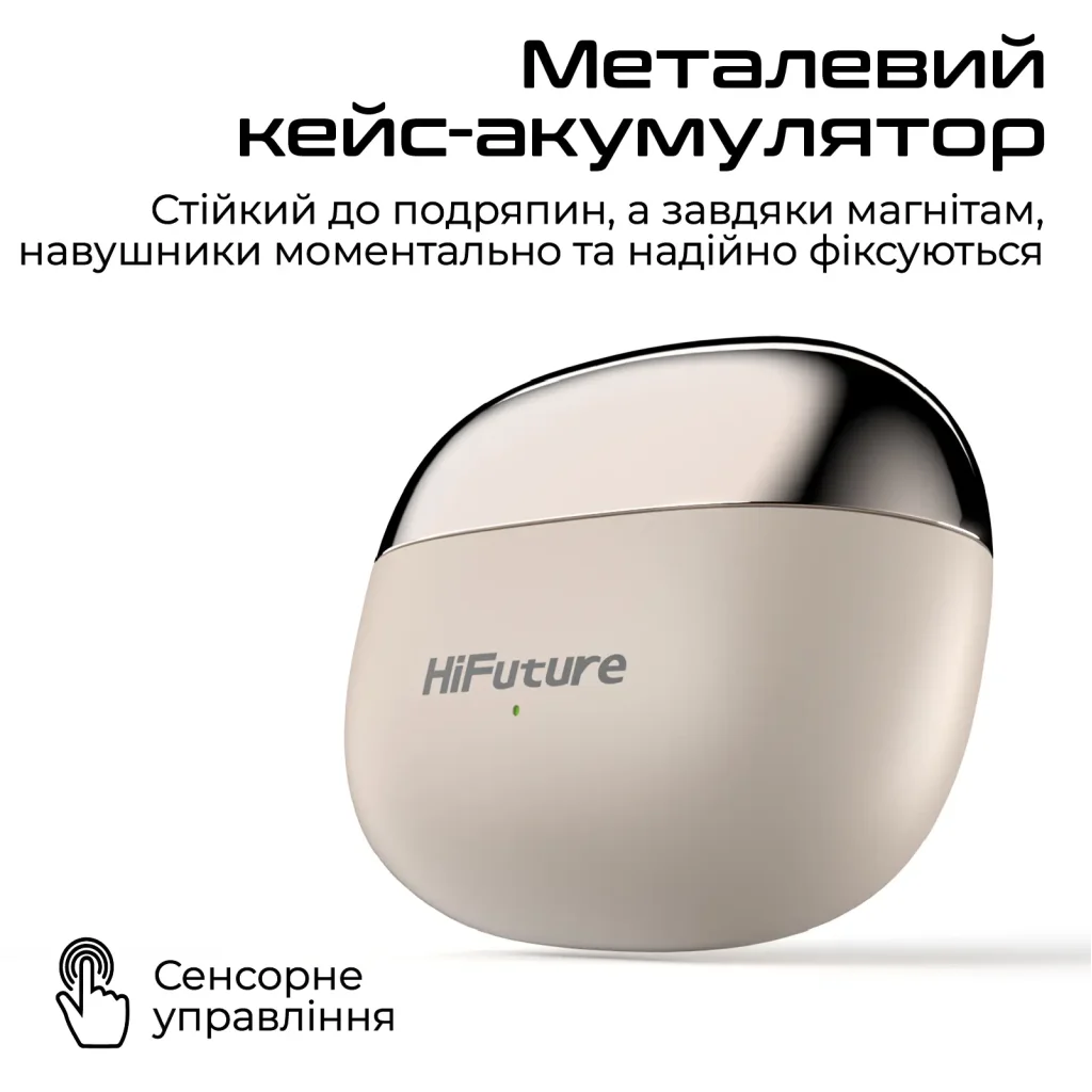 Bluetooth-гарнітура HiFuture Flexclip Champagne UA