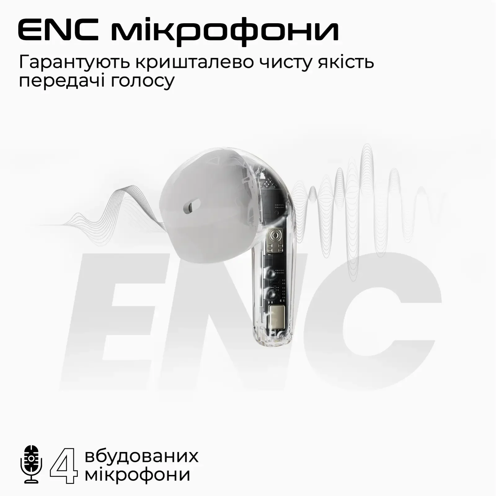 Bluetooth-гарнітура HiFuture FlyBuds3 Blue UA