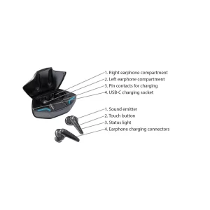 Bluetooth-гарнитура Media-Tech Cobra Pro Rhoid Black (MT3607) UA