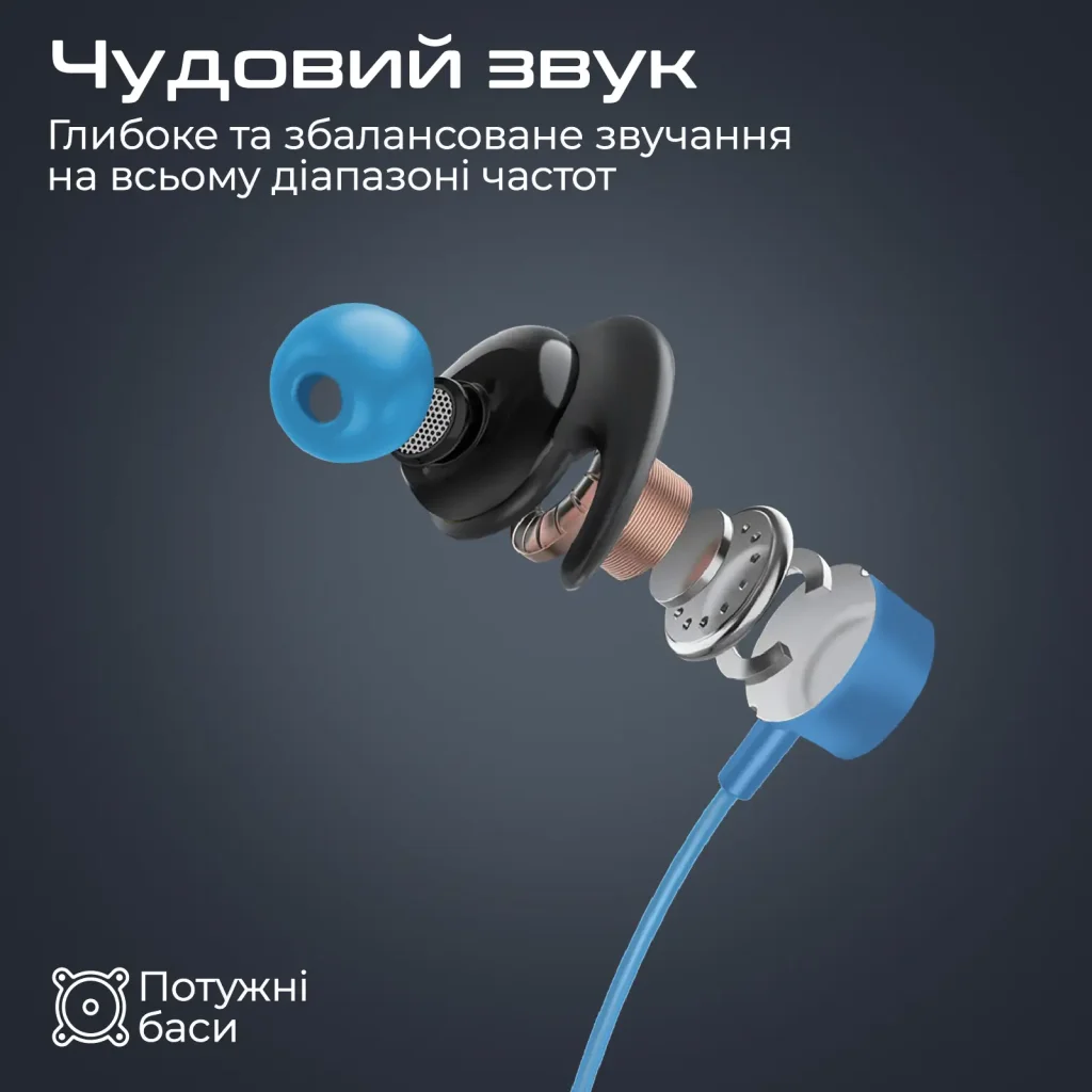 Bluetooth-гарнітура Promate Blend Blue UA