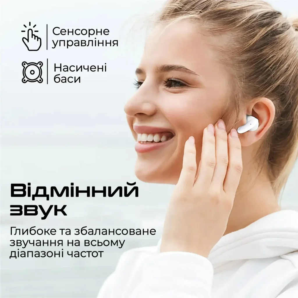 Bluetooth-гарнитура Promate Lush White UA
