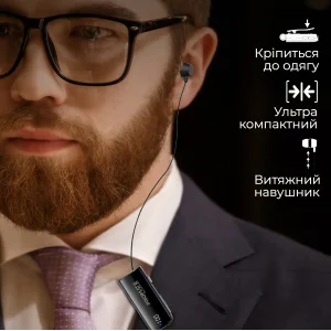 Bluetooth-гарнітура Promate Monoflix-bt Black UA