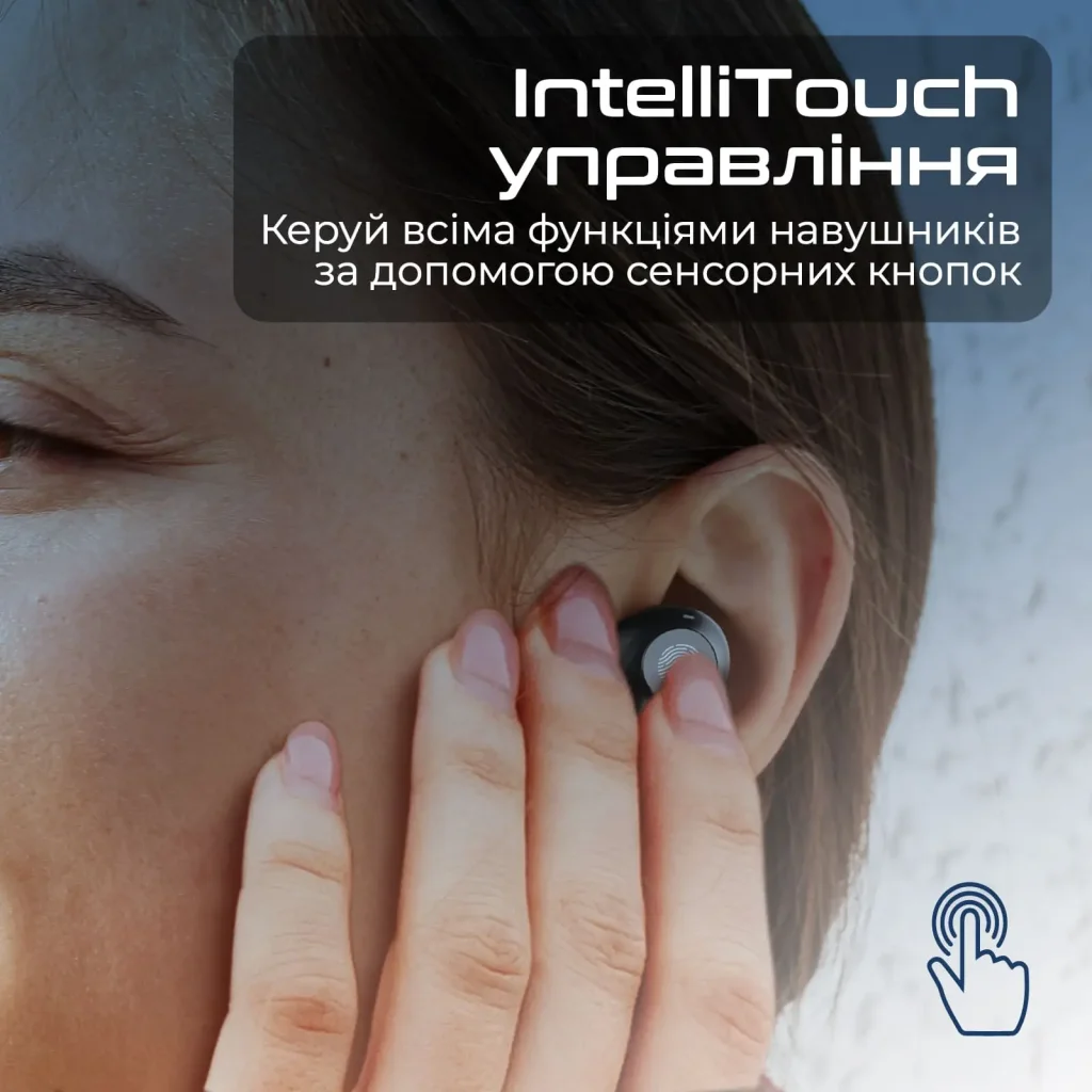 Bluetooth-гарнітура Promate ProPods Black UA