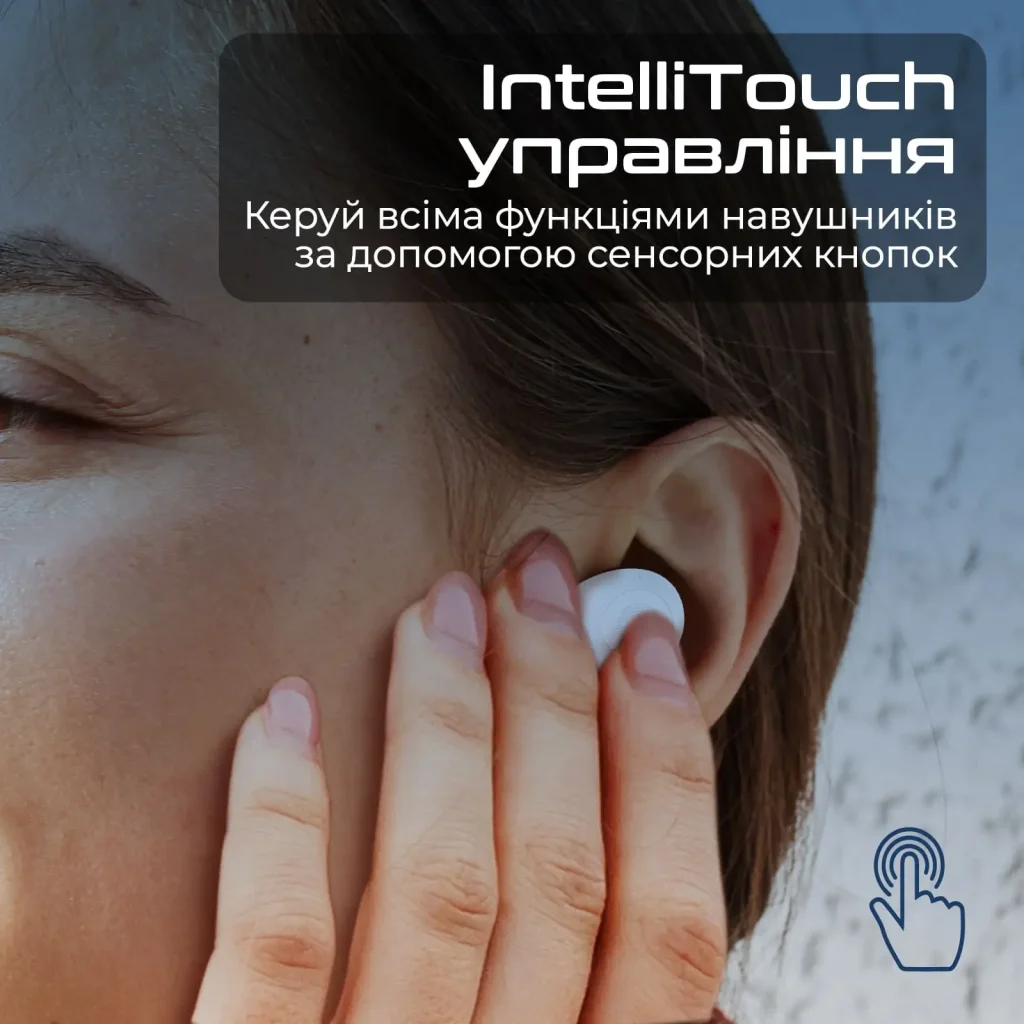 Bluetooth-гарнітура Promate ProPods White UA