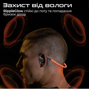 Bluetooth-гарнітура Promate RippleGlow Black UA
